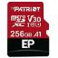  Зображення MicroSDHC 256GB Patriot class 10 UHS-I/U3 EP A1 (PEF256GEP31MCX) + SD адаптер 